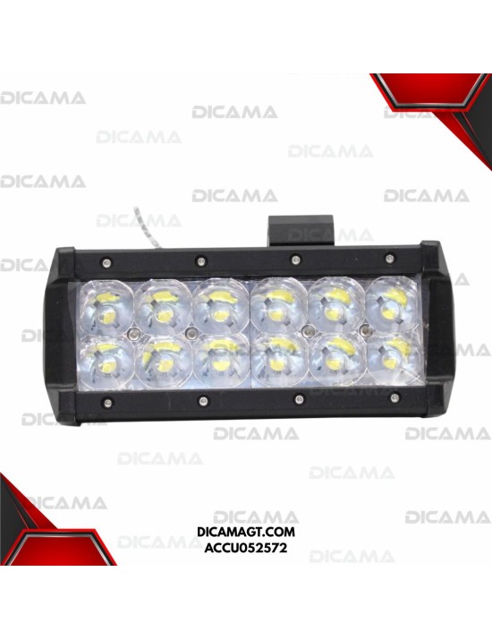 BARRA DE LUZ LED 12 LEDS 20CMS 36 WATTS ACCU052572