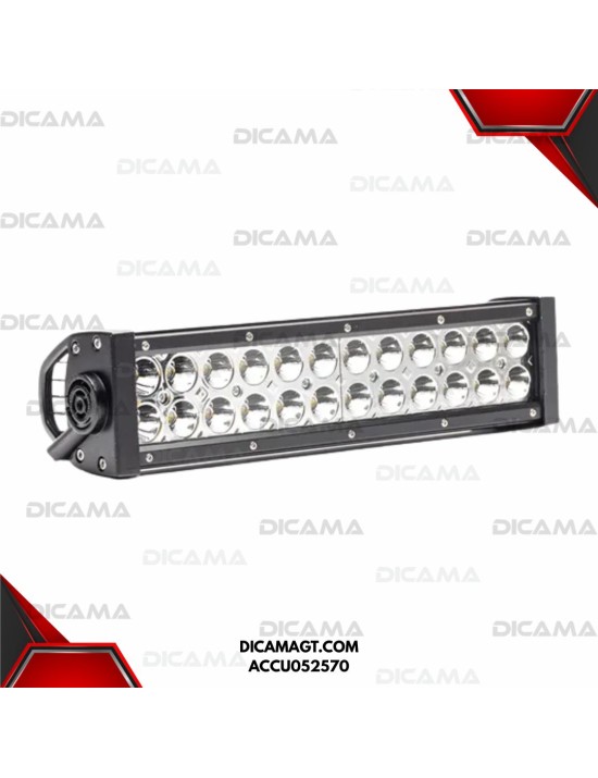 BARRA DE LUZ LED 24 33CMS 72 WATTS ACCU052570