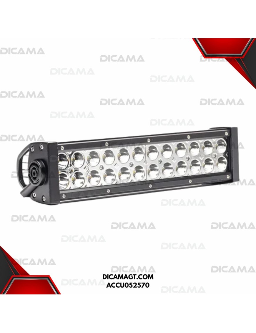 BARRA DE LUZ LED 24 33CMS 72 WATTS ACCU052570