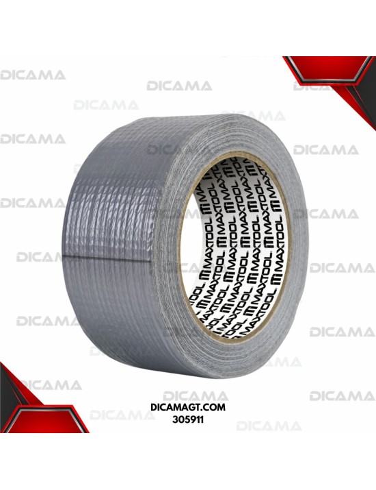 CINTA DUCTO TAPE 10 MTSX50MM MAXTOOL 305911