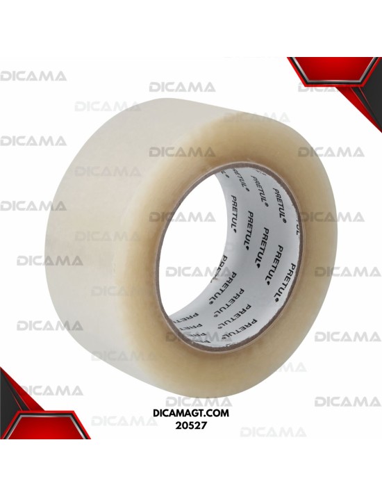 CINTA EMPAQUE TRANSPARENTE 48MM X150M PRETUL 20527