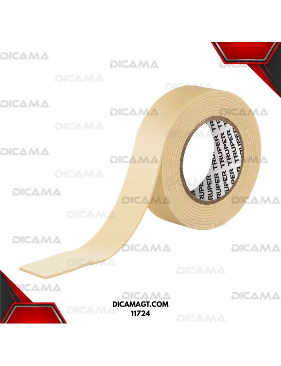 CINTA DOBLE CARA 19 MM X 1.5 M TRUPER 11724
