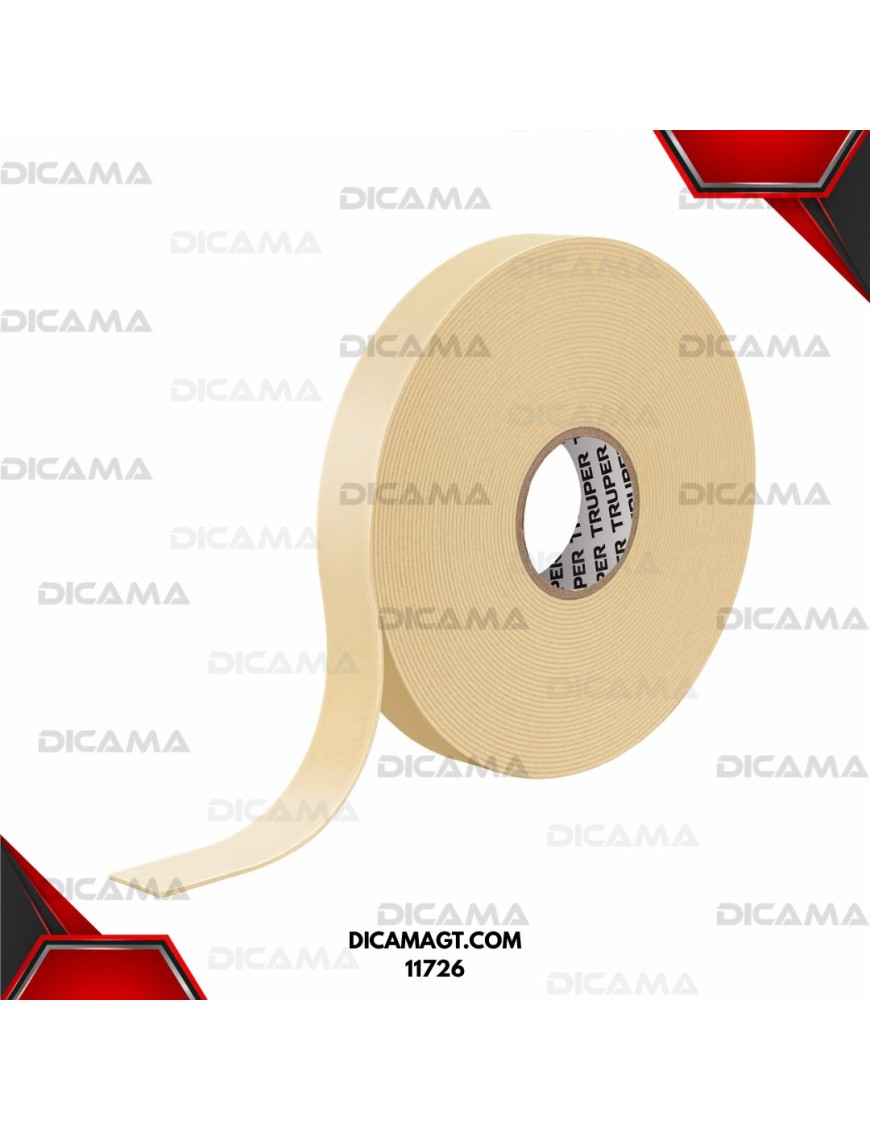 CINTA DOBLE CARA E 19 MM X 10 M TRUPER 11726