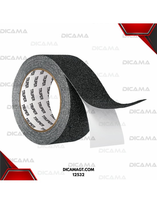 CINTA ANTIDERRAPANTE NEGRO 50MM TRUPER 12532