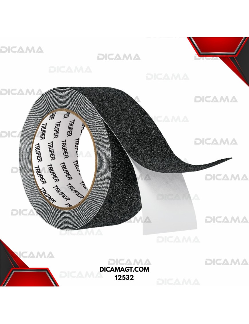 CINTA ANTIDERRAPANTE NEGRO 50MM TRUPER 12532