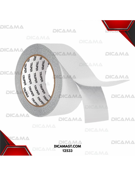 CINTA ANTIDERRAPANTE TRANSPARENTE 50MM TRUPER 12533