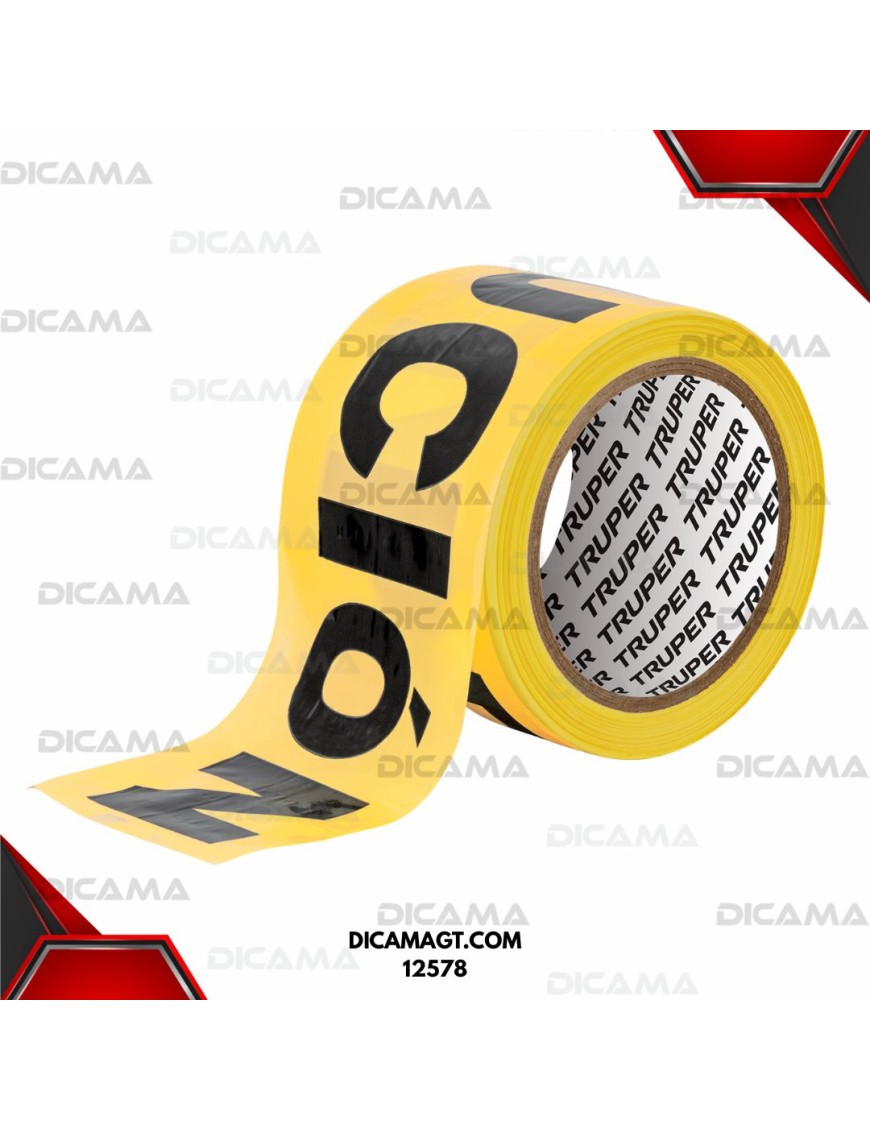 CINTA DE NAYLON PRECAUCIÓN 300 FT TRUPER 12578