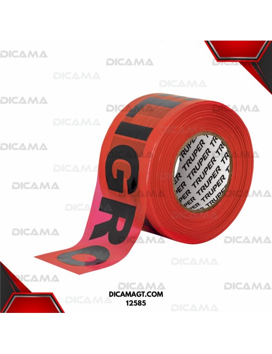 CINTA ROJA PELIGRO 305 METROS TRUPER 12585