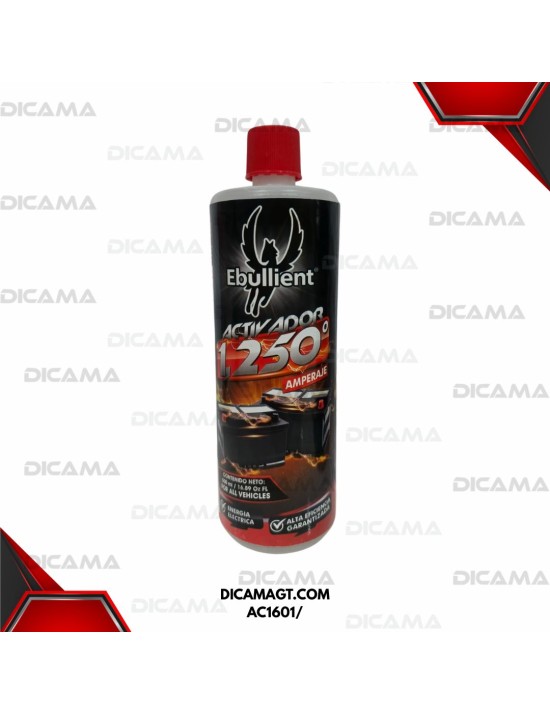 ACTIVADOR DE BATERIAS 1250 500ML EBULLIENT AC1601/