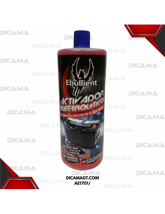 ACTIVADOR ELECTROLITICO PARA BATERIAS LITRO EBULLIENT AE1701/