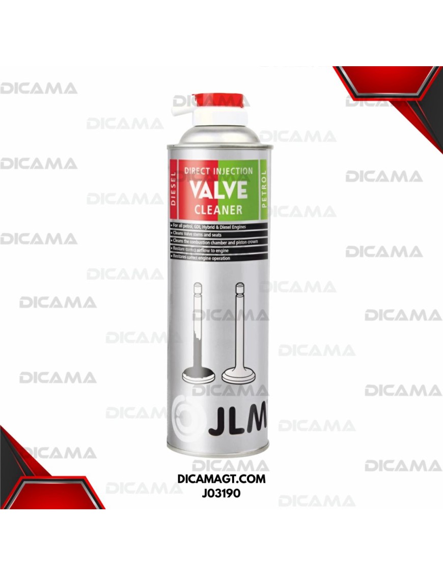 LIMPIADOR DE VALVULAS DE INYECCION DIRECTA GAS/DIESEL 500 ML JLM J03190