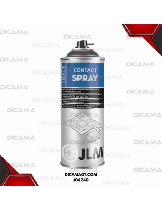 LIMPIADOR DE COMPONETES ELECTRICOS Y ELECTRONICOS 400 ML JLM J04240