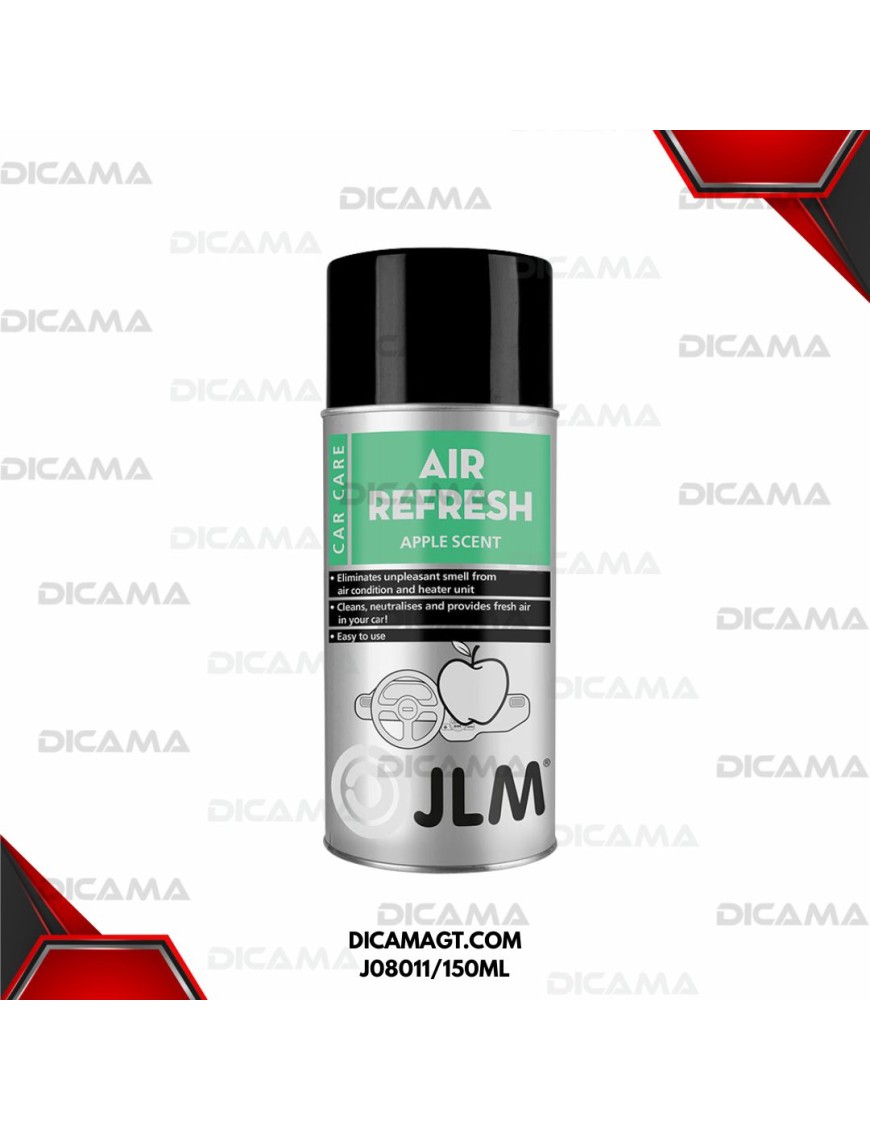 ELIMINADOR DE MALOS OLORES PARA A/C  MANZANA JLM J08011/150ML