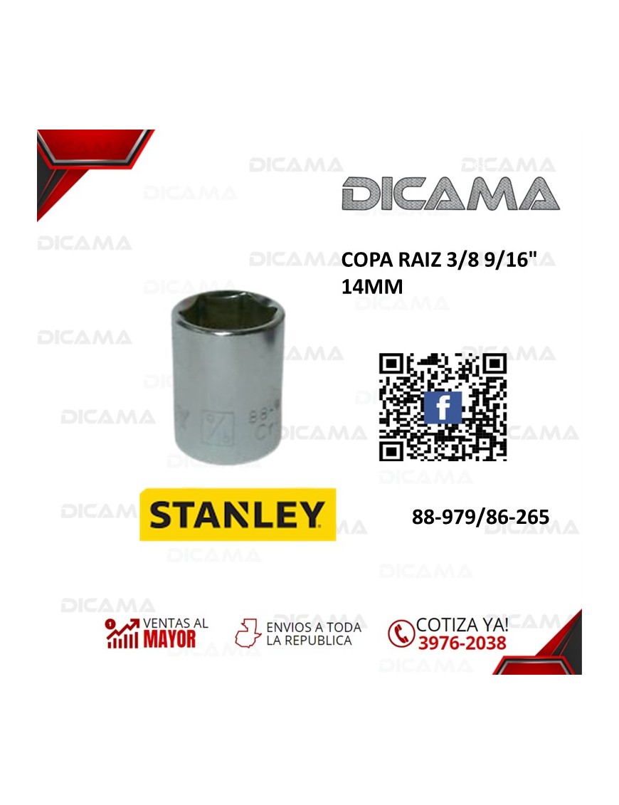 COPA RAIZ 3/8 9/16" 14MM