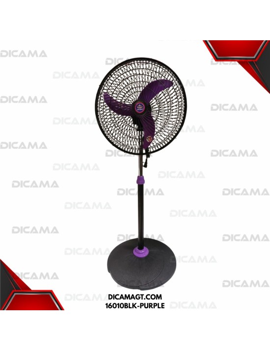 VENTILADOR DE PEDESTAL 16 MORADO SUPER CROW 16010BLK-PURPLE