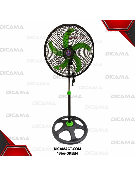 VENTILADOR DE PEDESTAL 18 VERDE MANZANA SUPER CROW 1866-GREEN