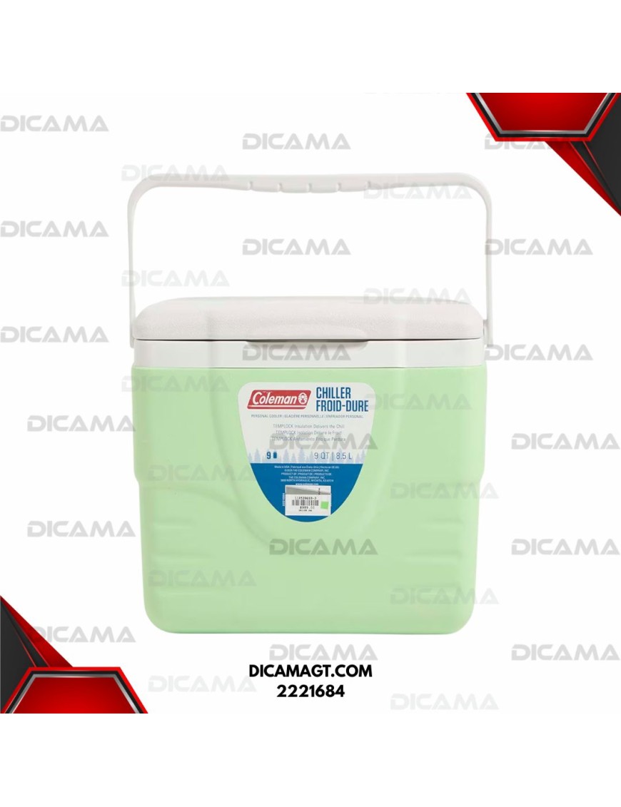HIELERA  9 QT VERDE COLEMAN 2221684