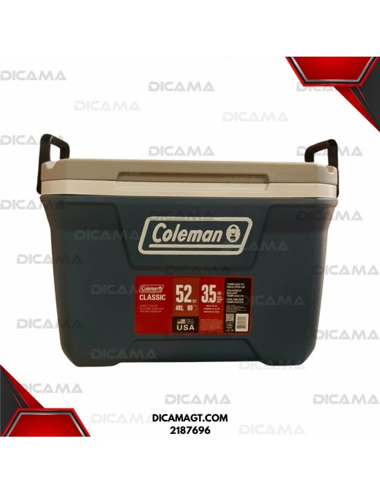 HIELERA 52 QT AZUL COLEMAN 2187696