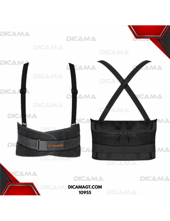FAJA LUMBAR S CON TERCER CINTURON 28-32 TRUPER 10955