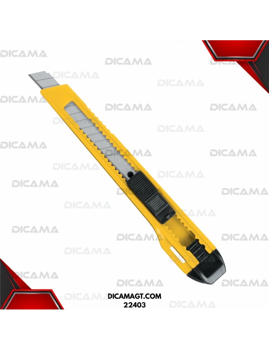 CUCHILLA 9 MM PLÁSTICO PRETUL 22403