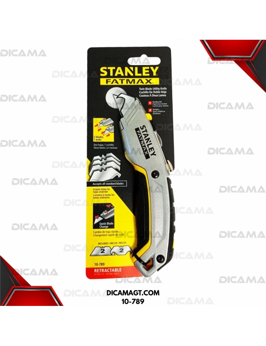 CUCHILLA RETRACTIL FATMAX EXTREME TWIN STANLEY 10-789