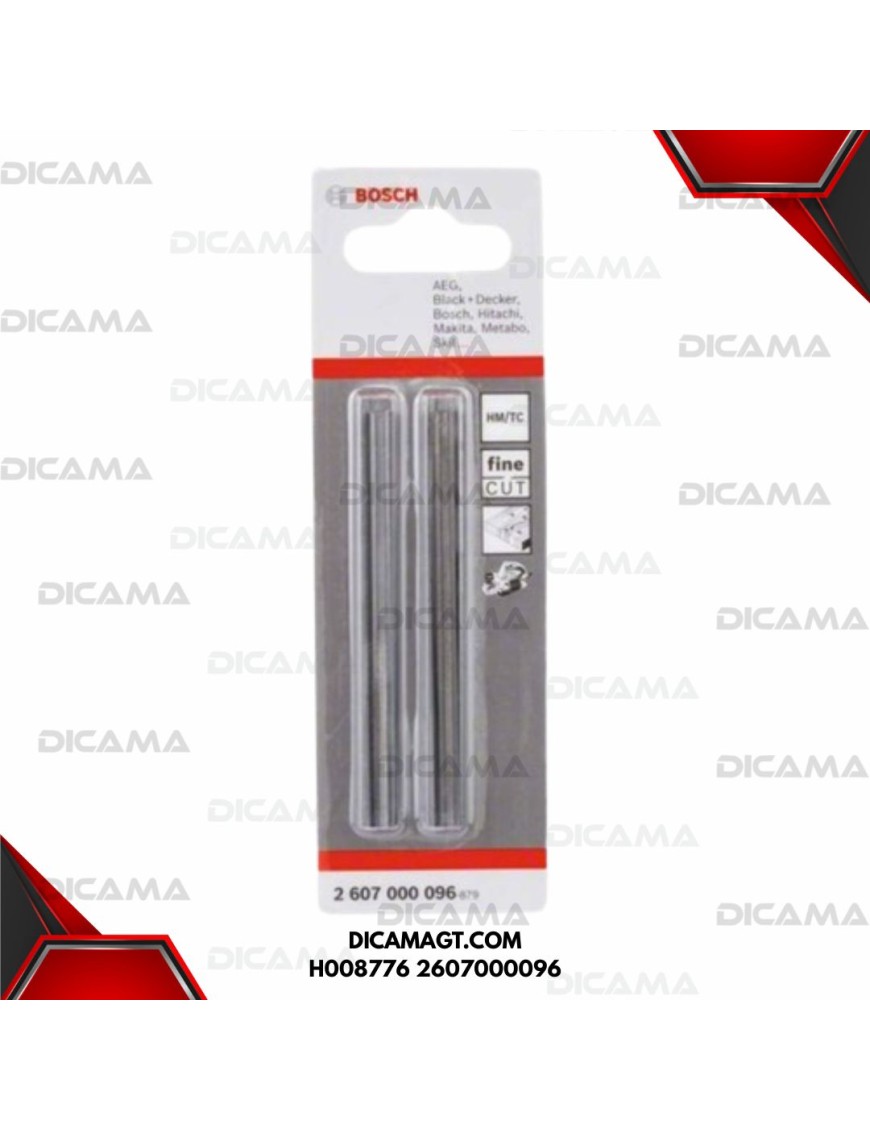 CUCHILLAS JGO 2 PZAS TUNGSTENO BOSCH H008776 2607000096