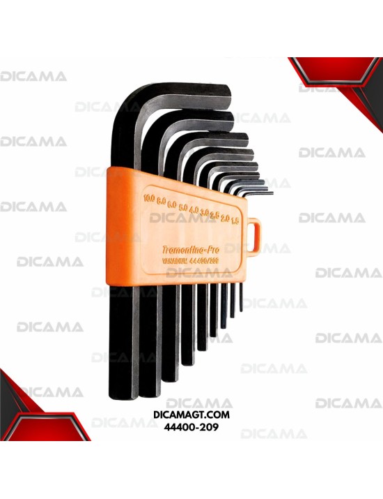 HEXAGONALES JUEGO 9PCS 1.5MM-10MM TRAMONTINA 44400-209