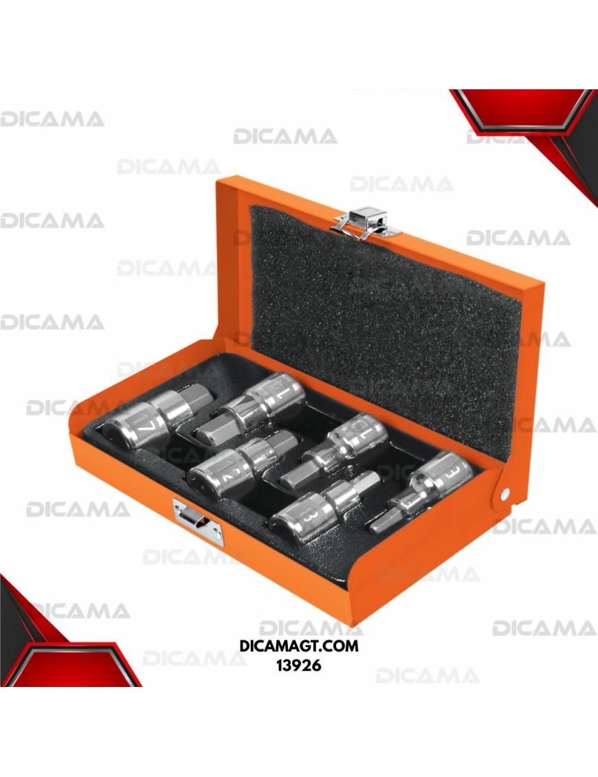 JGO DE 6 PUNTAS ALLEN MM MANDO DE 1/2 TRUPER 13926
