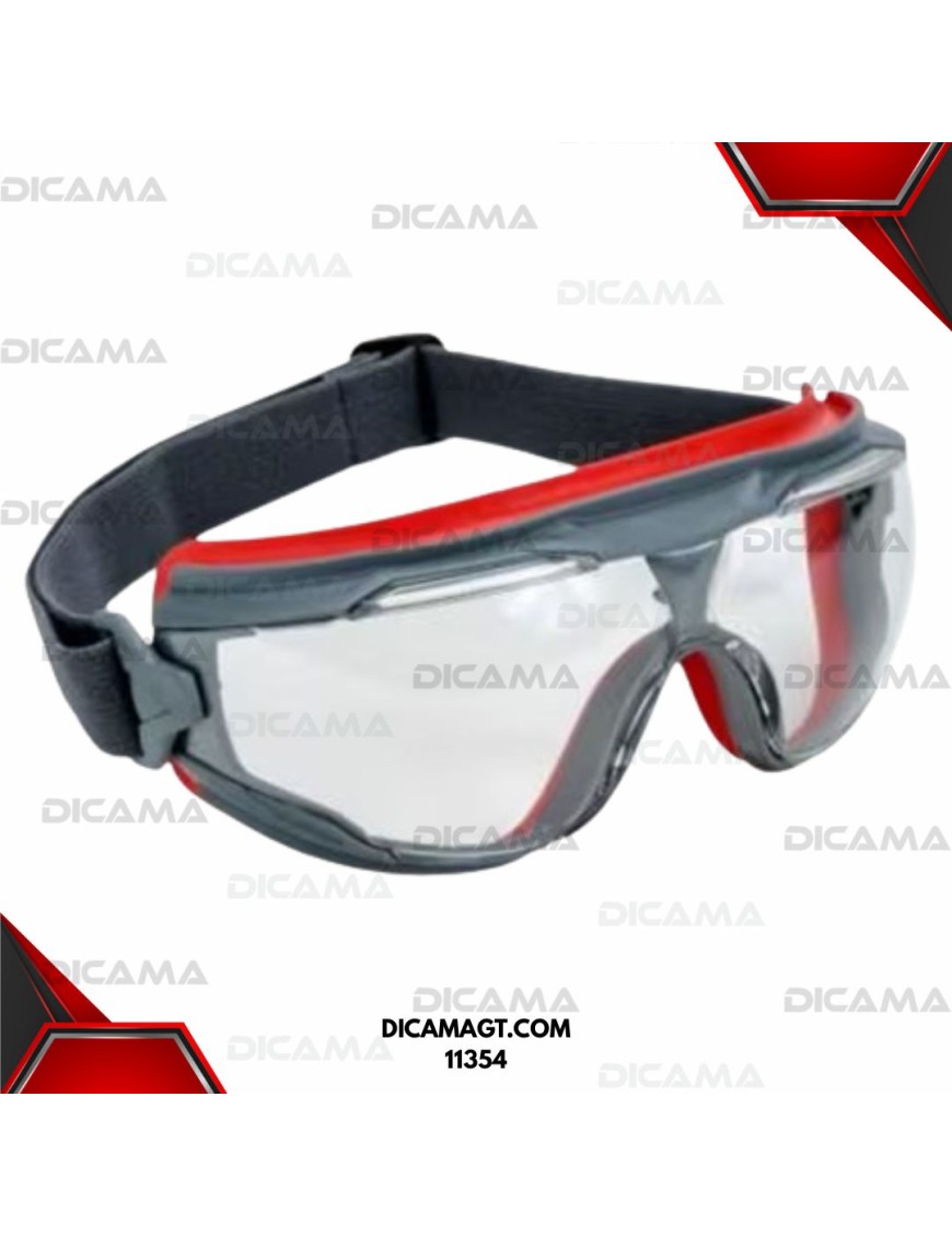 LENTES ROJO/GRIS MONOGAFA ANTIEMPAÑO GG501SGAF 3M 11354