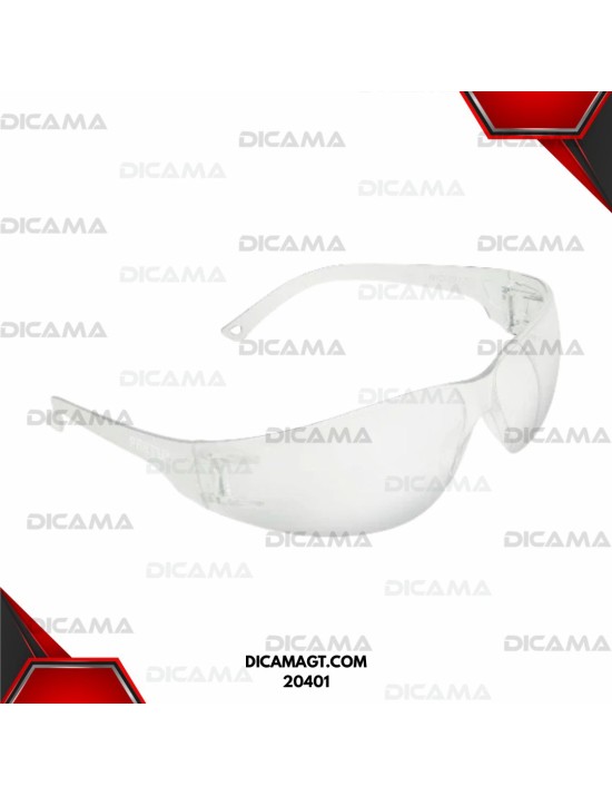 LENTES DE SEGURIDAD TRANSPARENTES LITE PRETUL 20401