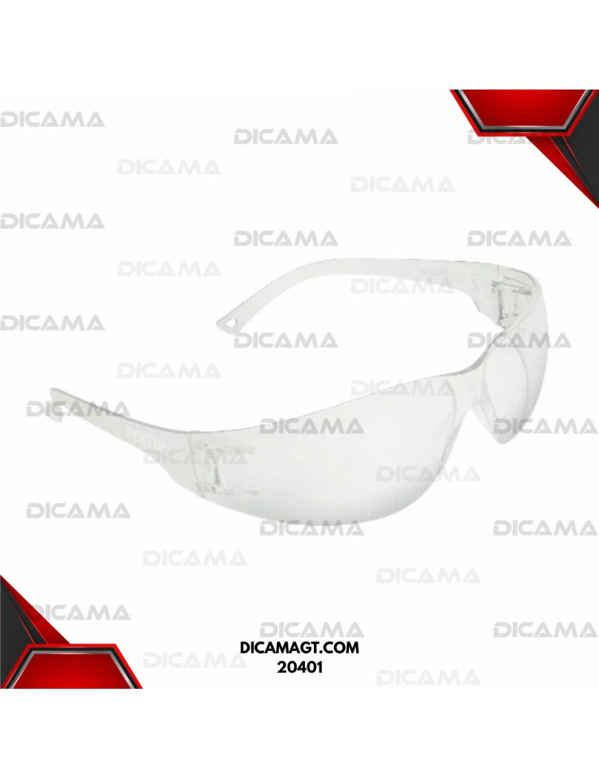 LENTES DE SEGURIDAD TRANSPARENTES LITE PRETUL 20401