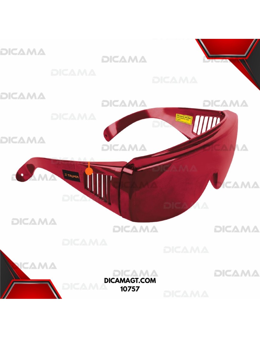 LENTES DE SEGURIDAD PARA LASER ROJO TRUPER 10757