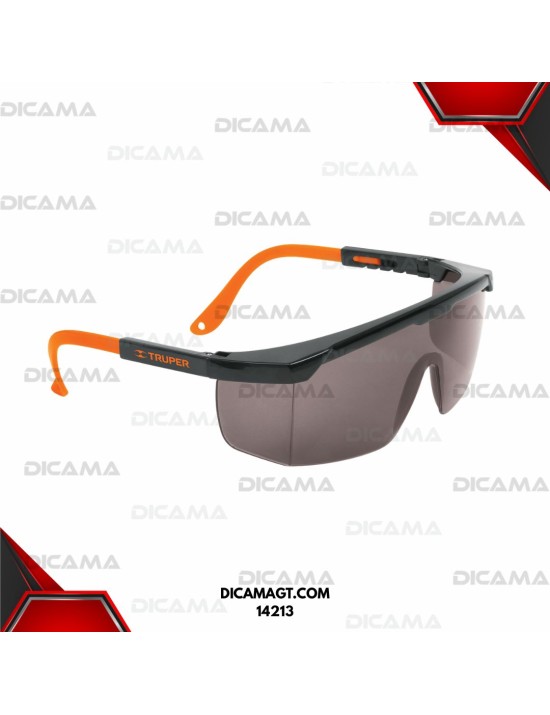 LENTES DE SEGURIDAD AJUSTABLES GRISES CLASSICOS TRUPER 14213