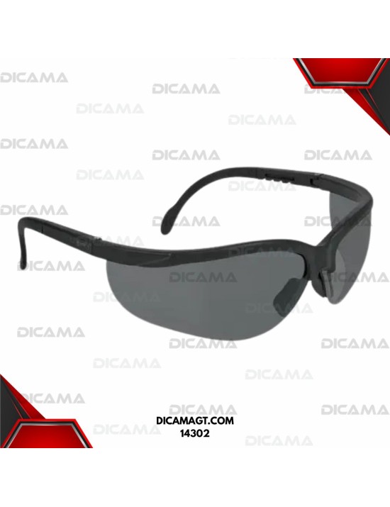 LENTES DE SEGURIDAD DEPORTIVO NEGRO TRUPER 14302