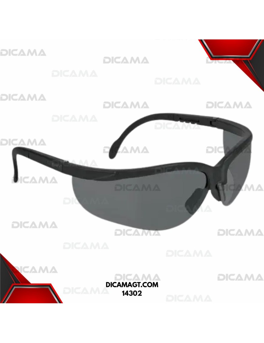LENTES DE SEGURIDAD DEPORTIVO NEGRO TRUPER 14302