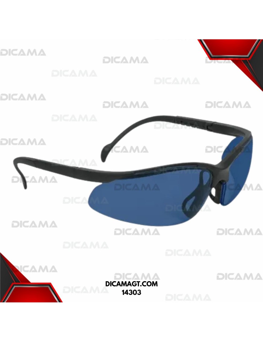 LENTES DE SEGURIDAD DEPORTIVO AZUL TRUPER 14303