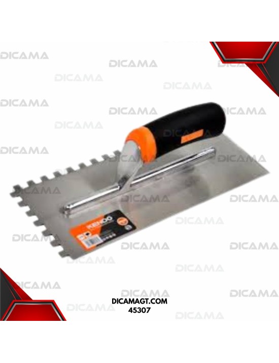 PLANCHA DENTADA DE 11MANGO ERGONOMICO KENDO 45307