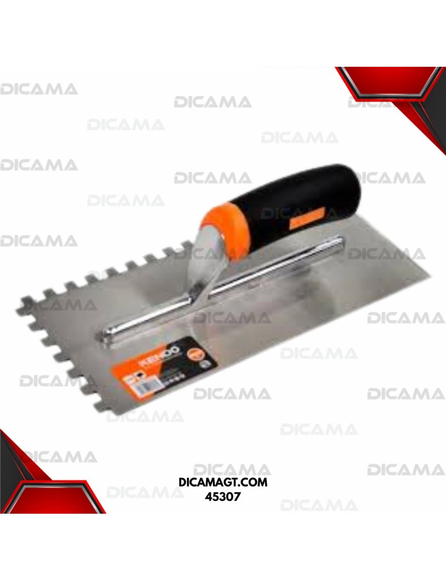 PLANCHA DENTADA DE 11MANGO ERGONOMICO KENDO 45307