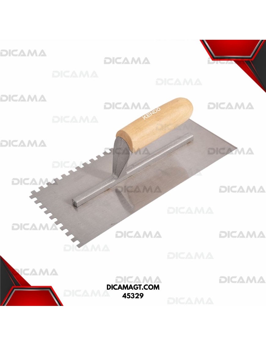 PLANCHA DENTADA DE 11MANGO MADERA KENDO 45329