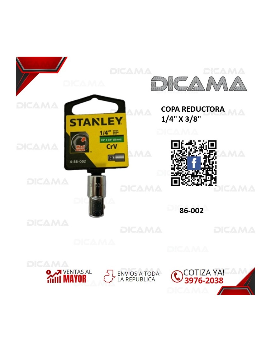 COPA REDUCTORA 1/4" X 3/8"