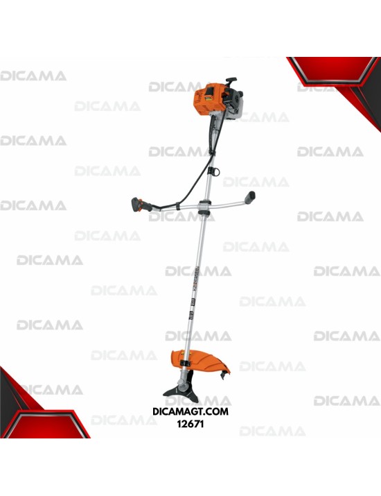 CHAPEADORA A GASOLINA 2 TIEMPOS 63CC MANGO TIPO BICI 17 CORTE TRUPER 12671