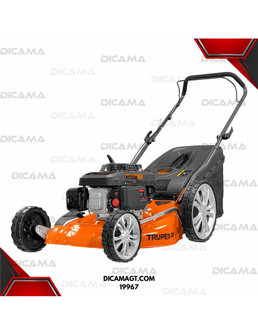 PODADORA A GASOLINA 5 HP 20 CORTA CESPED 159CC TRUPER 19967
