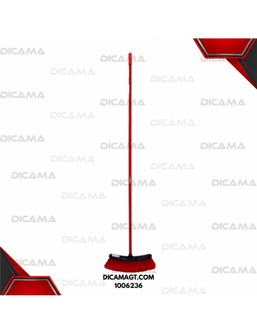 ESCOBA GRANDE CABO 1.4M ROJO CHINA 1006236