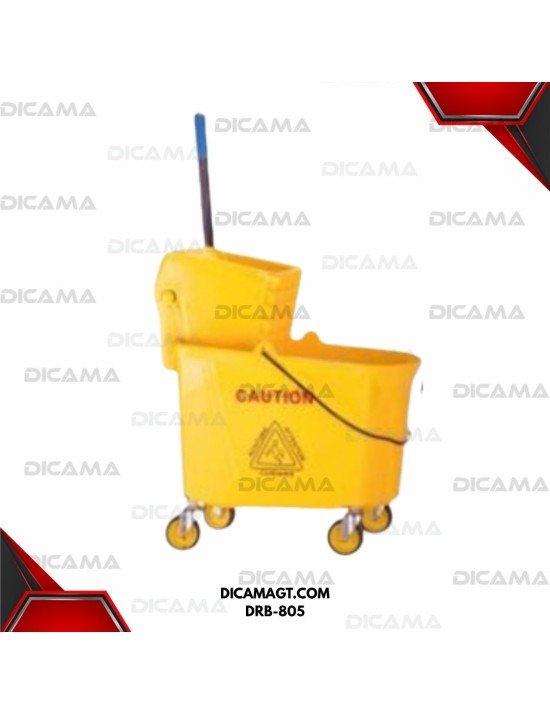CARRO PLASTICO ESTRUJADOR AMARILLO 36 LTOS CHINA DRB-805