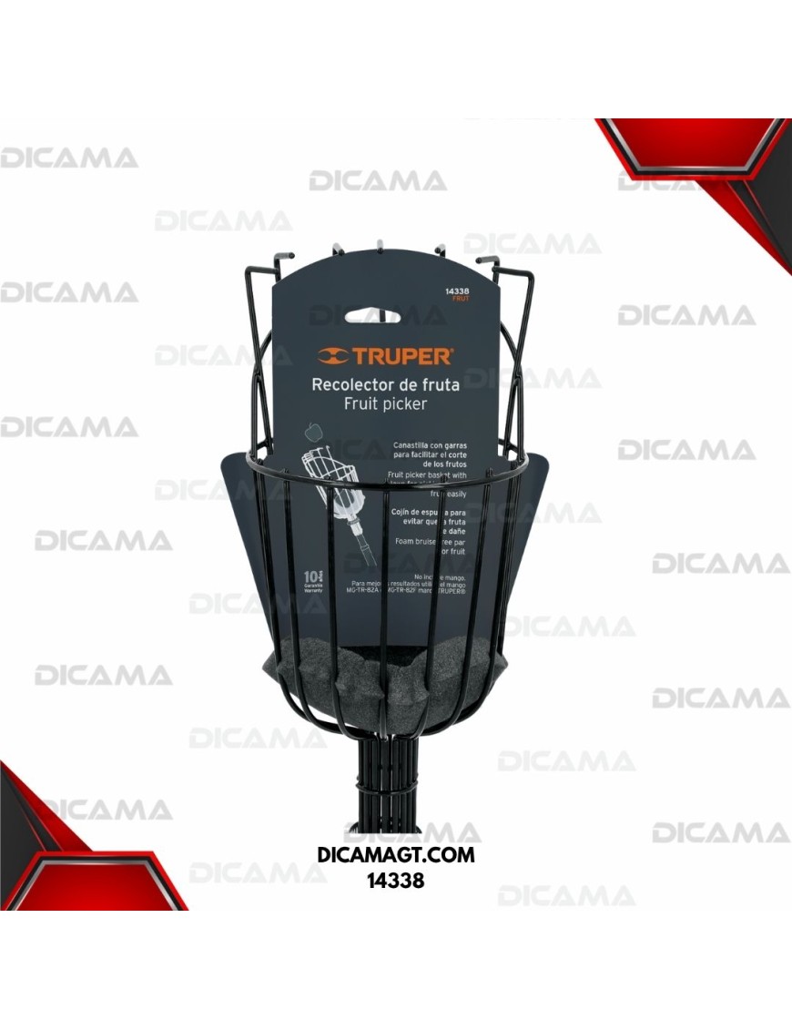 RECOLECTOR DE FRUTA SIN MANGO TRUPER 14338