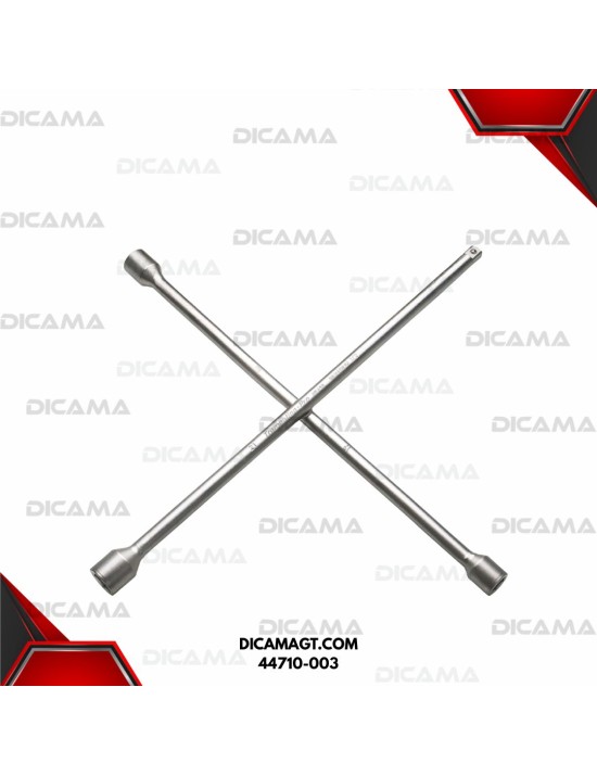 LLAVE DE CHUCHOS DE CRUZ 17X19 21MM+ENCASTRE 1/2 TRAMONTINA 44710-003