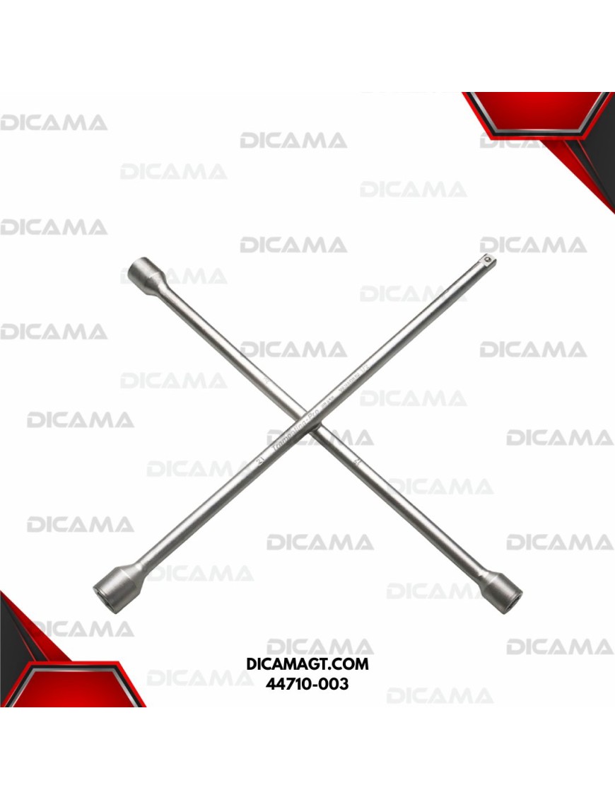 LLAVE DE CHUCHOS DE CRUZ 17X19 21MM+ENCASTRE 1/2 TRAMONTINA 44710-003