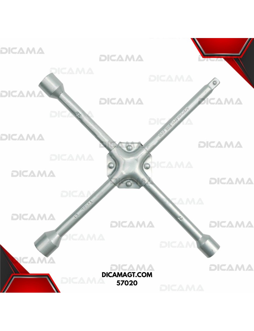 LLAVE DE CHUCHOS DE CRUZ 17X19X21X1/2 VOREL 57020