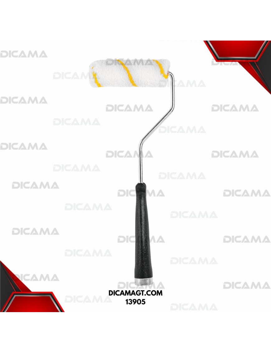 RODILLO MINI PARA PINTAR 4 X 3/8 DE POLIÉSTER TRUPER 13905