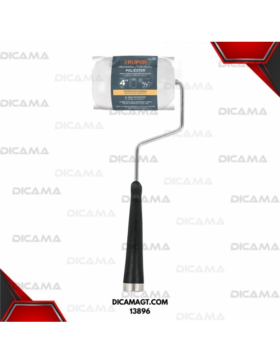 RODILLO MINI PARA PINTAR 4 X 3/4 DE POLIÉSTER TRUPER 13896